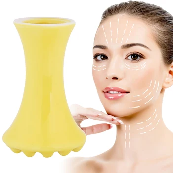 Ceramic Gua Sha Tool Body Scraping Massage Tool Lightweight Face Massage Scraper Massage Guasha Board for Eye Neck