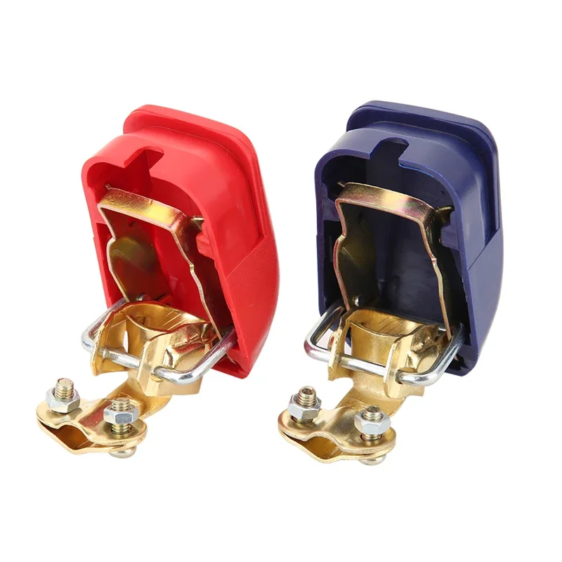 Car Accessories Universal 1 Pair 12V Quick Release Battery Terminals Clamps for Car Caravan Boat Motorcycle Car-styling