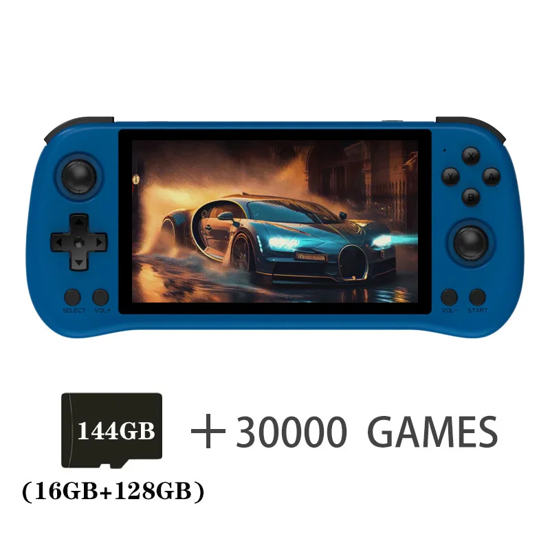 Powkiddy X55 Console Di Gioco Portatile Retrò Rk3566 Schermo Ips Da 5.5 Pollici Sistema Open-Source Hd 450 Psp 900 Ps1 Videogiochi Hot