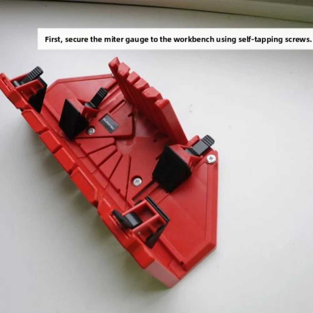 Angle Cutting Box Miter Saw Box Adjustable Miter Angles ABS Plastic ...