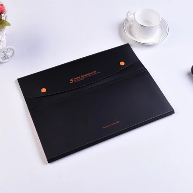 A4 Plastic Accordion File Folder Large Capacity Student Test Paper Organizer Storage Bag Document Bag