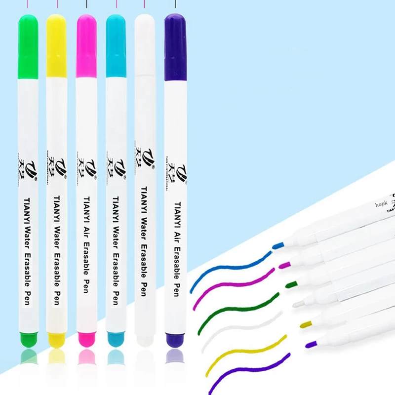 1/4Pc Water Soluble Pens Cross Stitch Water Erasable Pencil Fabric Marking Pen DIY Fabric Marker Sewing Tools Cloth Accessories marker pens pen marker art marker pens art markers