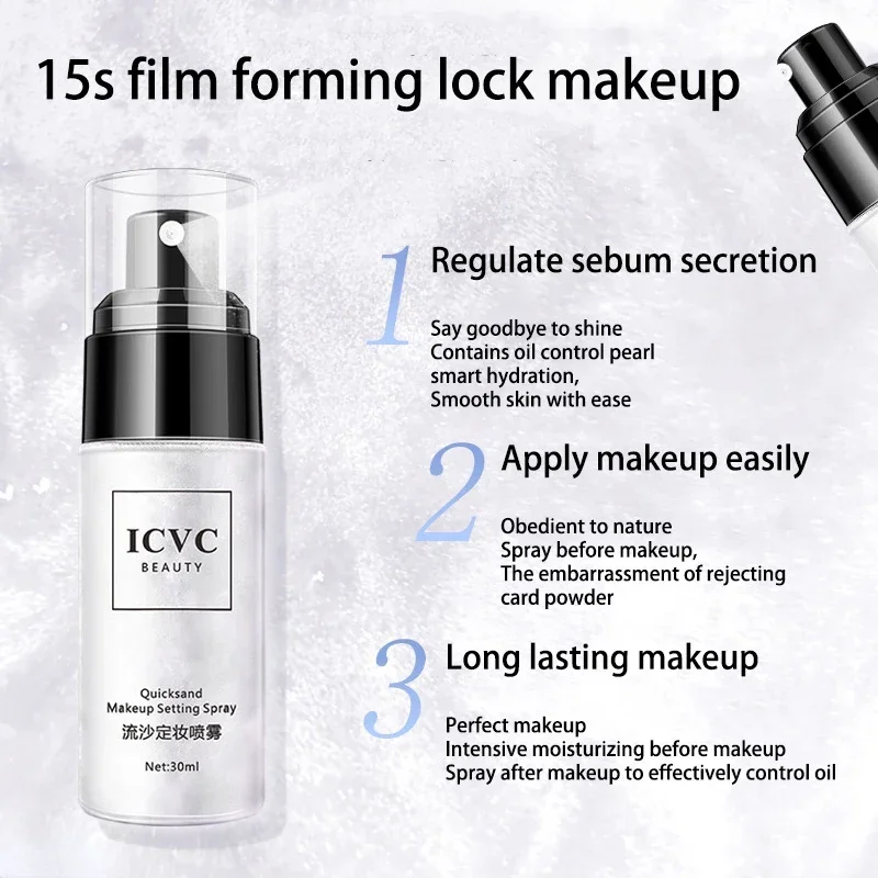 Makeup Setting Spray Moisturizing Long Lasting Foundation Fixer make Up SprayMatte Finishing Setting Spray Skin Cosmetic 30ml makeup setting spray