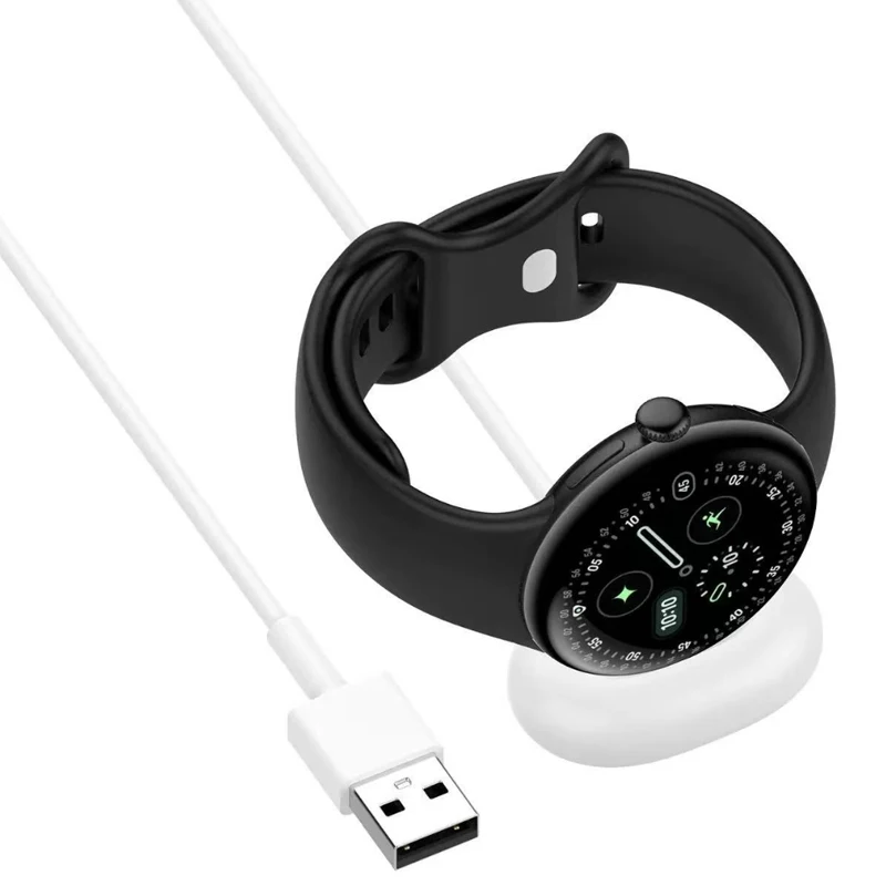 스마트워치 도크 충전기 어댑터 USB 충전 케이블 구글 픽셀 워치 4 45mm 41mm 스마트 워치4 액세서리용 전원 충전 와이어