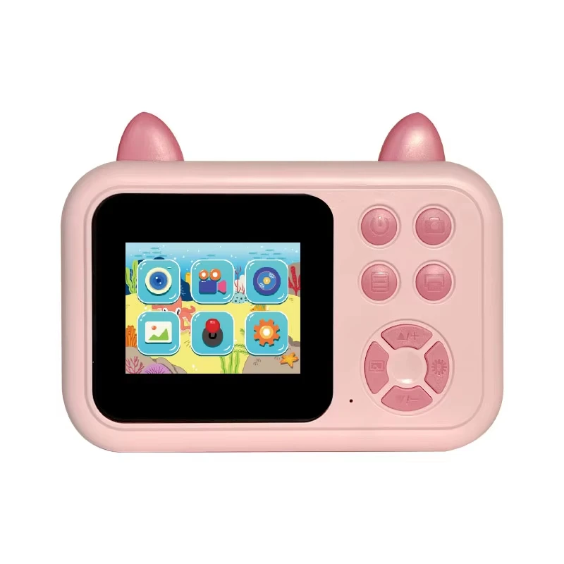 Kids' Instant Print Camera with Dual 1080P HD Lenses & High-Capacity Battery