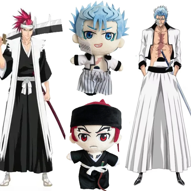 BLEACH Plush Toy Grimmjow Abarai Renji Anime Stuffed Doll Kuchiki