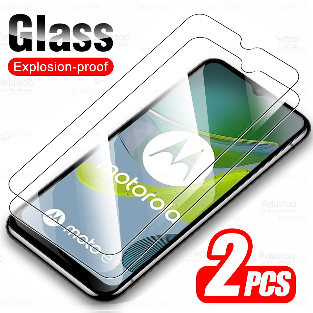 

Защитное стекло для Motorola Moto E13 4G, 2 шт., протектор экрана Moto Rola MotoE13 MotoE 13 E 13 13E 2023 6,5 дюйма, закаленная пленка