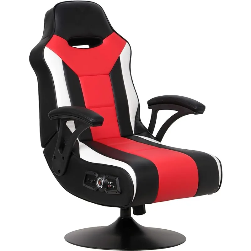 

Игровой стул с подлокотником X Rocker, подходит для всех основных игровых консолей, мобильных телефонов, телевизоров, ПК, смарт-устройств с подлокотником, Bluetooth-аудио