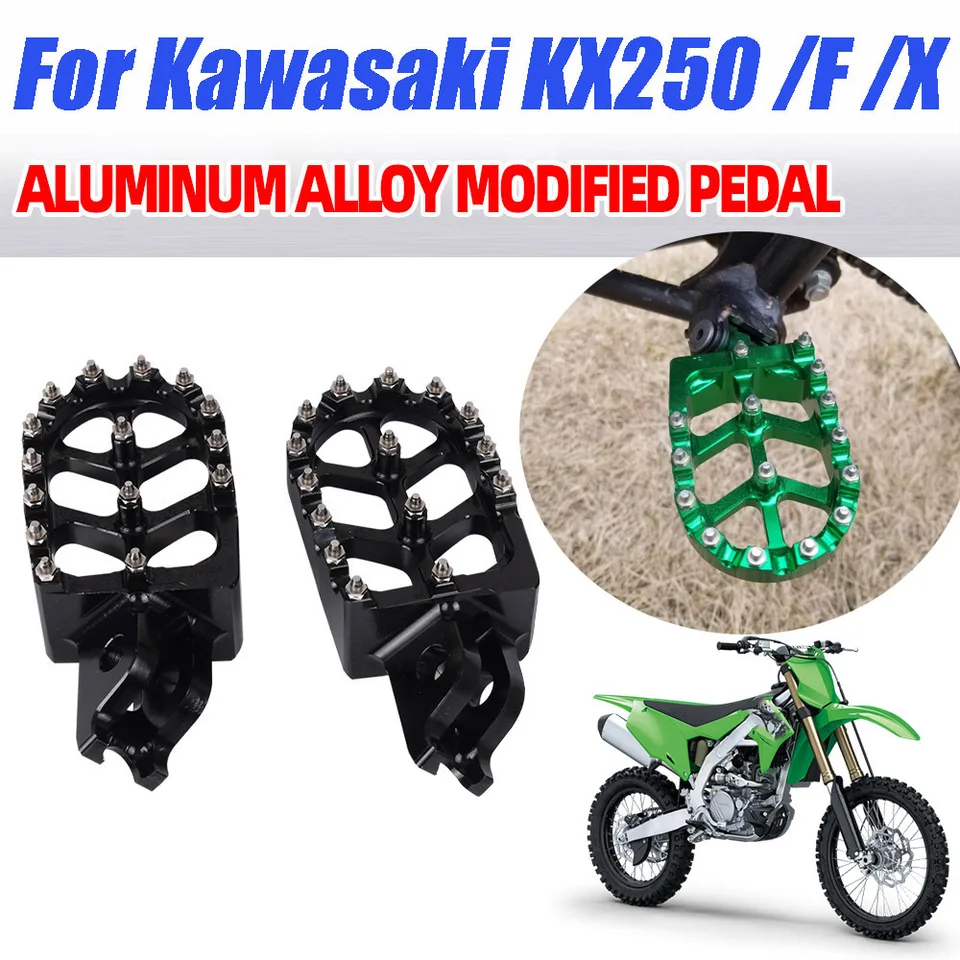 フットペグフットレストペ カワサキ用 KX250F用 KX250 KX450F KX450