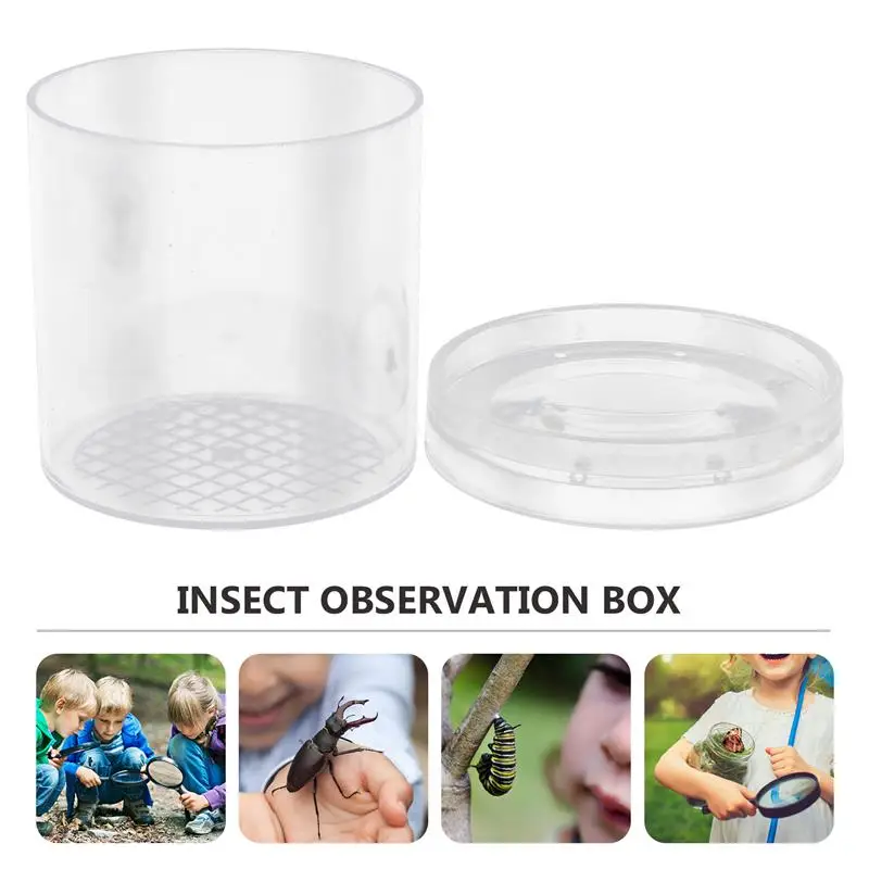 6Pcs Transparent Insect Observation Cup