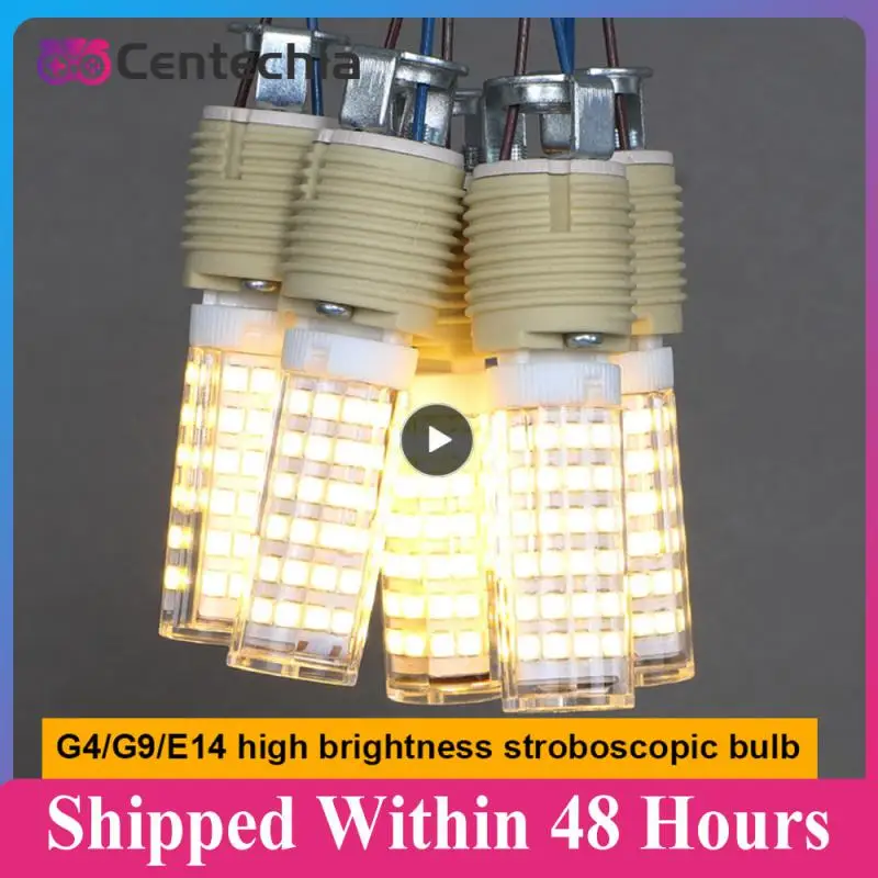 

Brightest G9 G4 LED Lamp AC220V 110V 3W 5W 7W 9W Ceramic SMD2835 LED Bulb Warm/Cool White Spotlight Replace Halogen Lamp Light