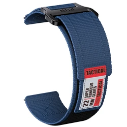 Versatile Nylon Watch Strap - Available in 20mm, 22mm, 24mm Sizes for 22mm (Lan-A4)