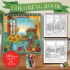 1pc, Teen Colouring Book - 30 Sheets 8.3x 8.3in Suitable for Stress Reduction, Emotional Relaxation, Christmas Halloween 2