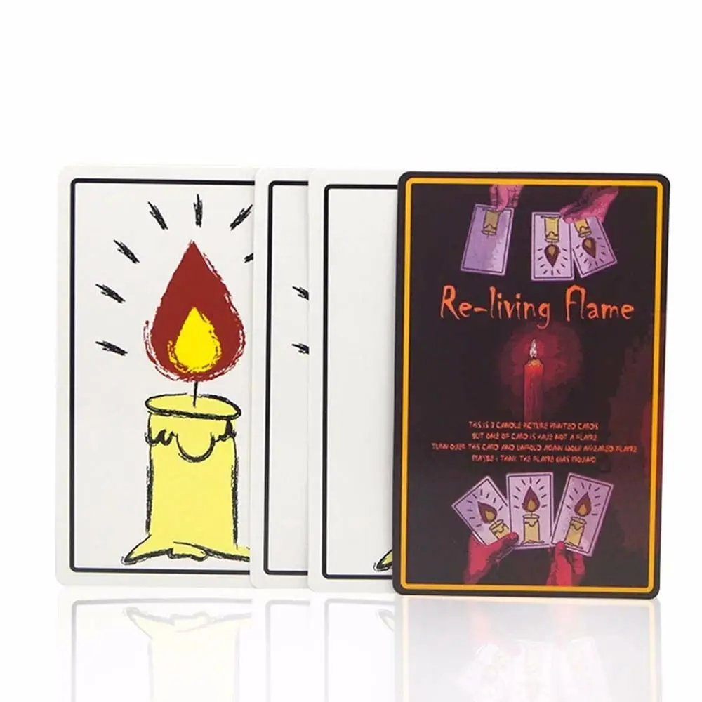 1 Set Relighting Candles Magic Cards Magic Tricks Magic Props Amazing New Magic Toy Funny Toys 5