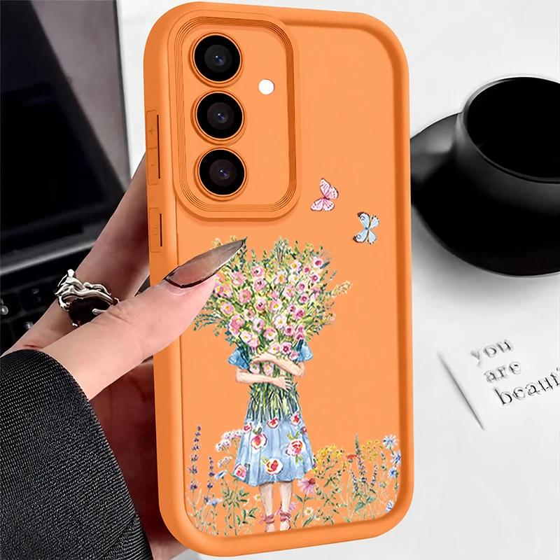 Floral Design Protective Phone Case