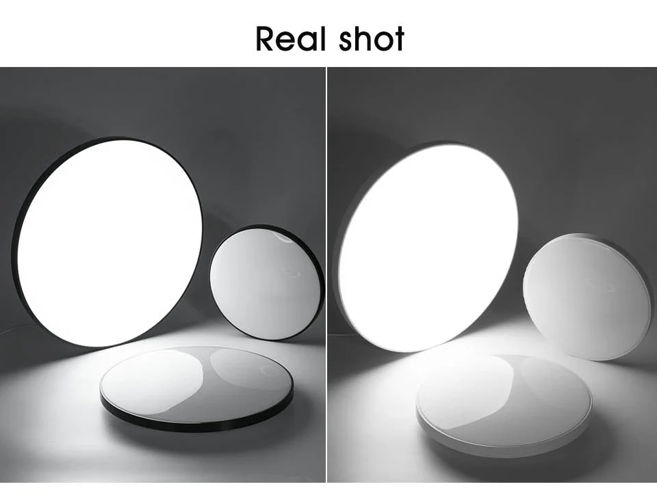 Moderne Deckenleuchten 50W 80W Staub- und Feuchtigkeitsbeständige Intelligente LED-Deckenlampen Fernbedienung APP Wohnzimmer Schlafzimmer Badezimmer – Detail 14