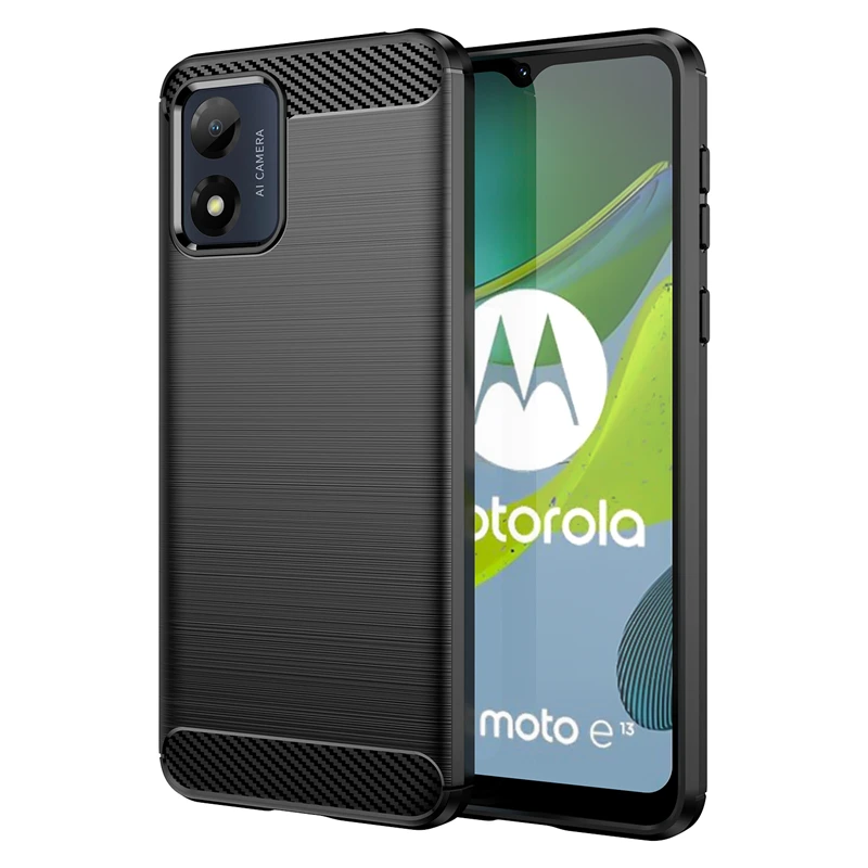 thumbnail image 1 of Funda para Motorola Moto E13, funda protectora para Motorola Moto E13, funda de silicona de estilo empresarial para teléfono Motorola E13, 1 of 5