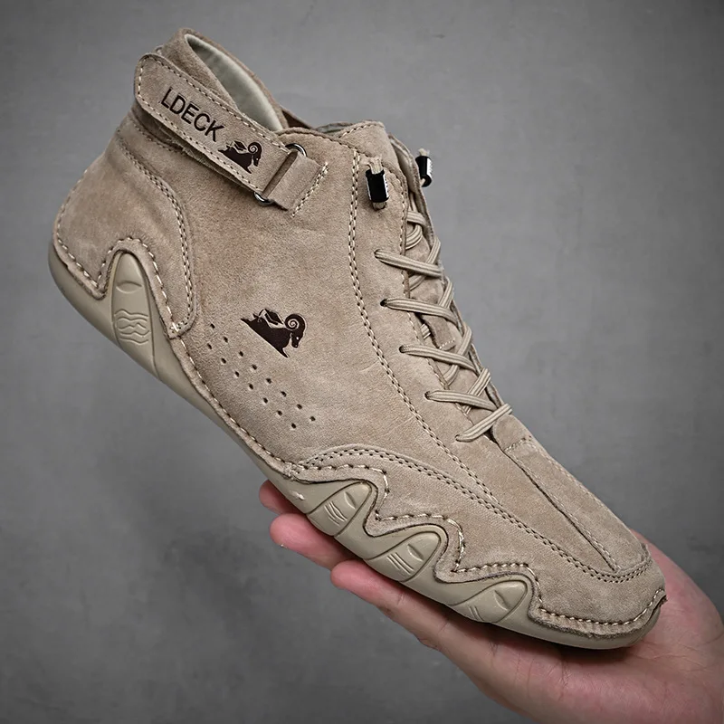 

Men Sneakers 2022 New Casual Shoes Male High Top Sneakers Winter Warm Designer Fashion Loafers Lace Up Shoes Men Boots