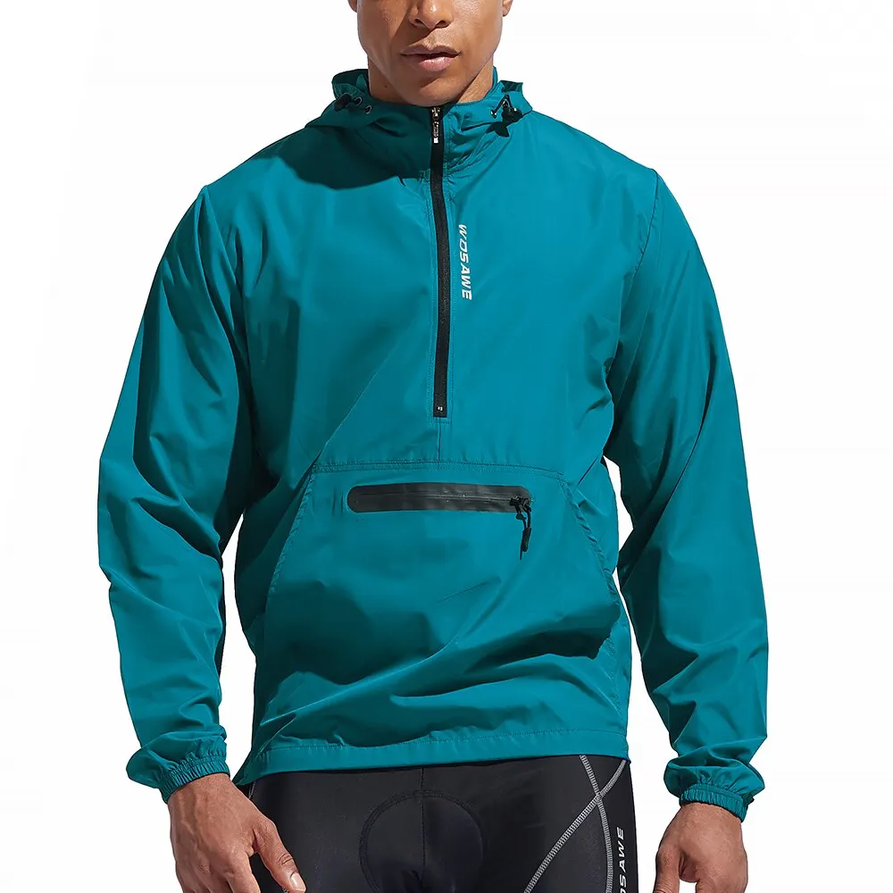 HARLSO 2-in-1 Herren Radsportjacke - Wasserdicht Mit Abnehmbaren Ärmeln