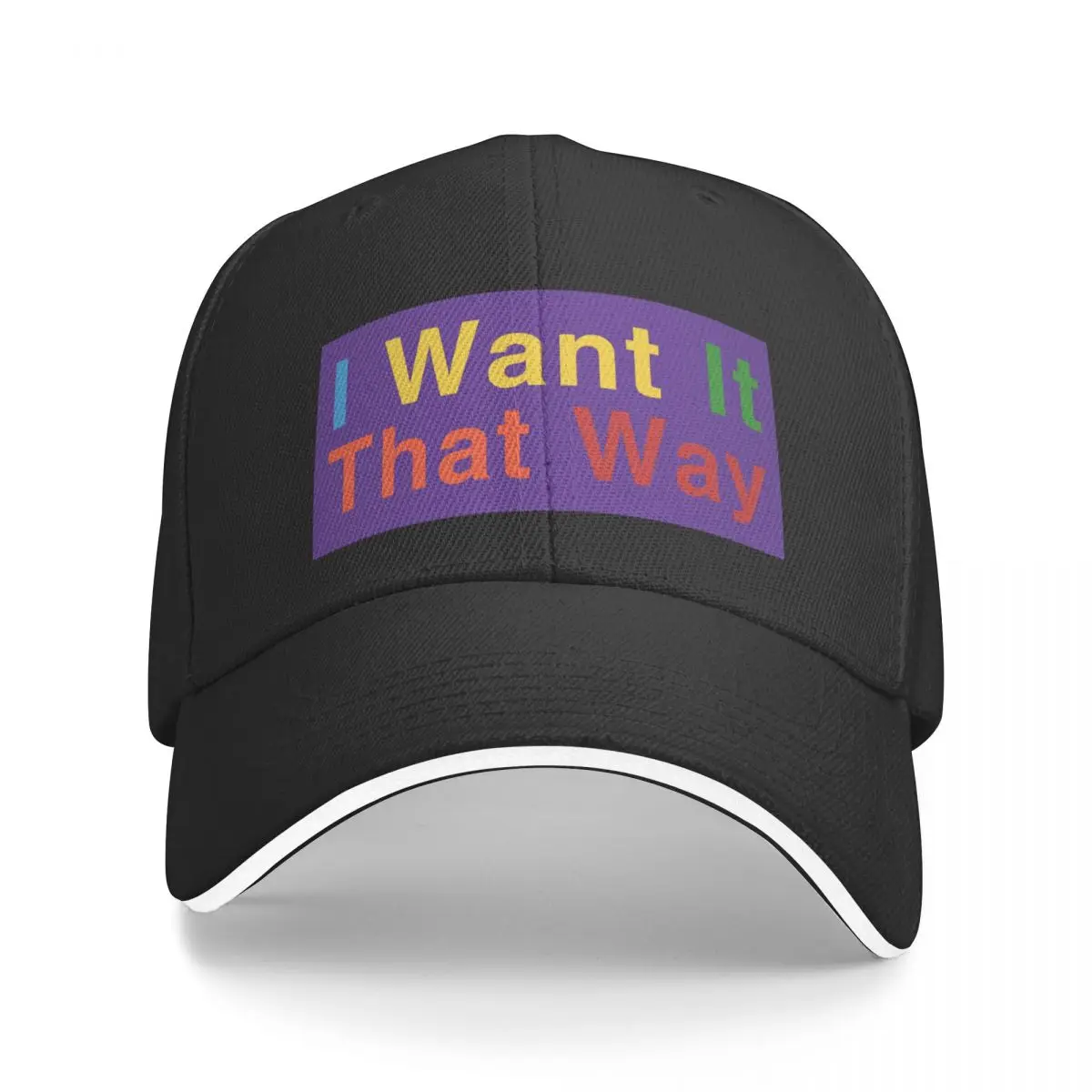 

I Want It That Way Baseball Cap Golf Wear Sunscreen Golf Hat Male Women's