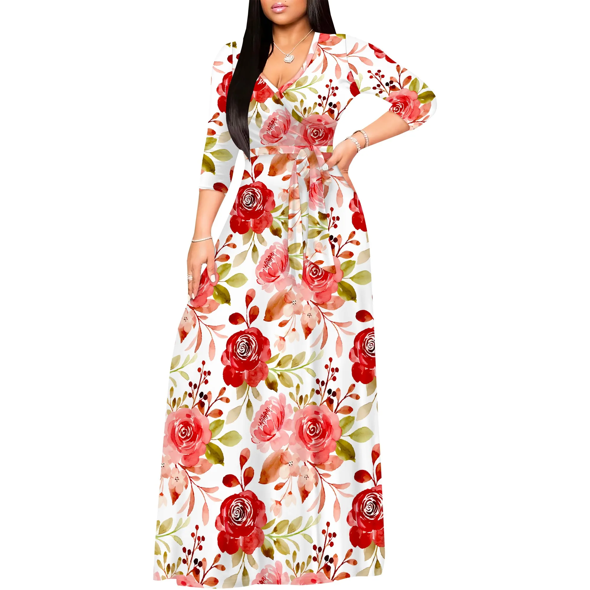 Lovedrobe Dames Midaxi Jurk Dames Enkellengte Lange Mouwen V-hals Faux-Wrap Front Tie Riem Abstract Print A-lijn Avondfeest, Multi 44, Meerkleurig, 44 Lovedrobe Dames Midaxi Jurk Dames Enkellengte Lange Mouwen V-hals Faux-Wrap Front Tie Riem Abstract Print A-lijn Avondfeest, Multi 44, Meerkleurig, 44