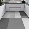 Waterproof and Oil Proof Kitchen Floor Mat Imitation Leather Carpet Anti Slip Dining Room Decoration Customizable Floor Mats 2