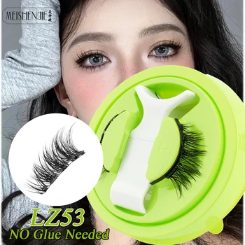 15 Style Magnetic Eyelashes No Glue Needed Natural Long Anime Soft Reusable Magnetic Lash with Tweezer Makeup Tools Manga Lashes