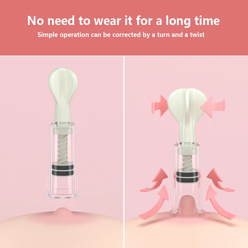 Nipple Correcter Aspirator Puller Retraction Pump Sucker Teat Massager Corrector Portable Women Nipple Orthotics Mum Health Care 3