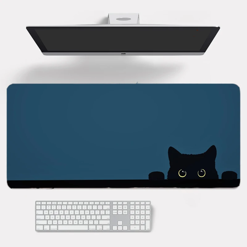 

Cat cute cartoon mouse pad large simple family entertainment keyboard pad game machine computer rubber non-slip desktop pad