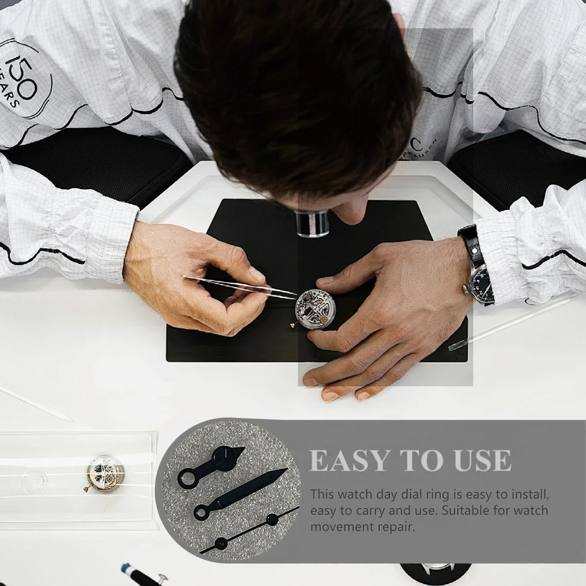 Vibrant Multi-Colored Watch Hands for Mechanical Movement Watches - No Luminous