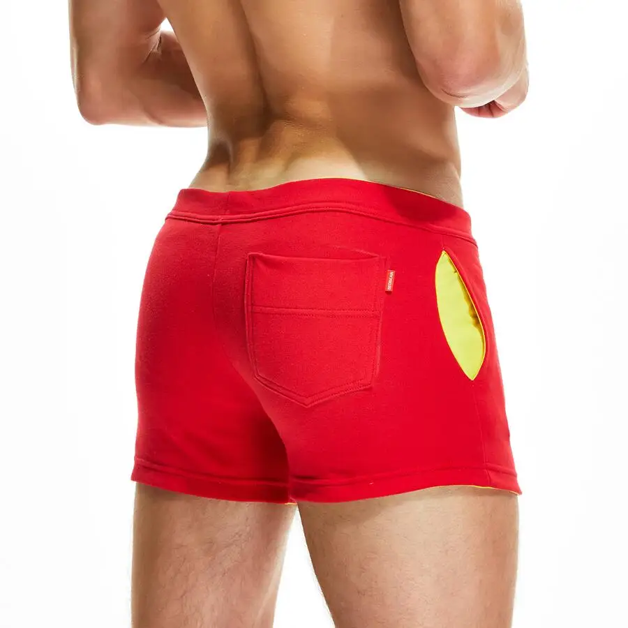 SEOBEAN-COLOURWAY CONTRAST SHORTS for Men, Casual Shorts, 100% Cotton, Breathing Jogging, Athletic, Gym 5