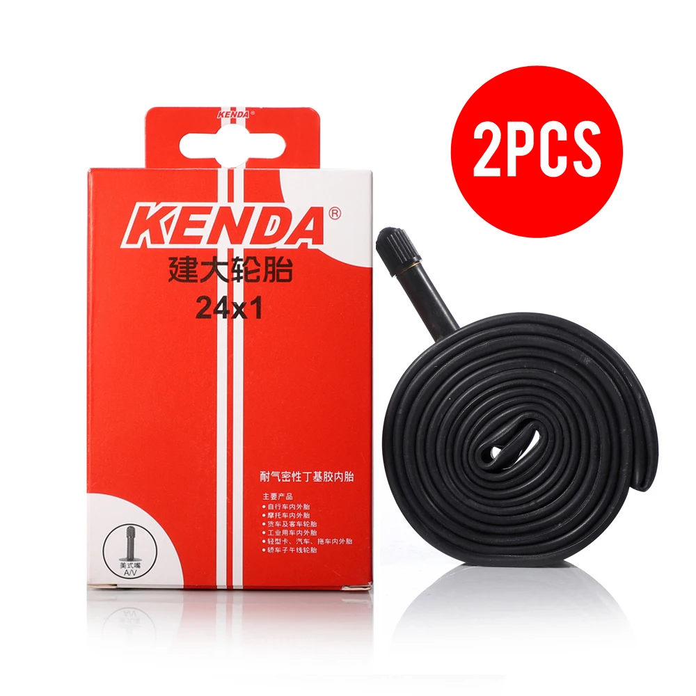 Kenda 24x1 Bicycle Inner Tube with Schrader/Presta Valve