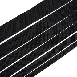 Durable Black Nylon Ribbon for Crafts & Accessories - Multi - Size Options Available (Black 2cm x 5m)