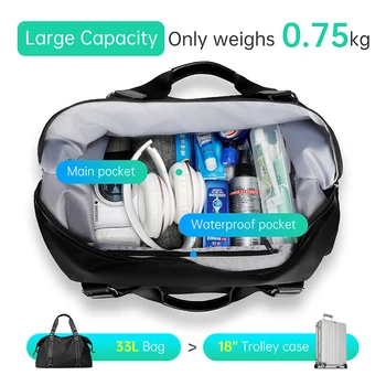 Large Capacity Waterproof Travel Duffel Bag Gym Bag 2 Large Capacity Waterproof Travel Duffel Bag Gym Bag