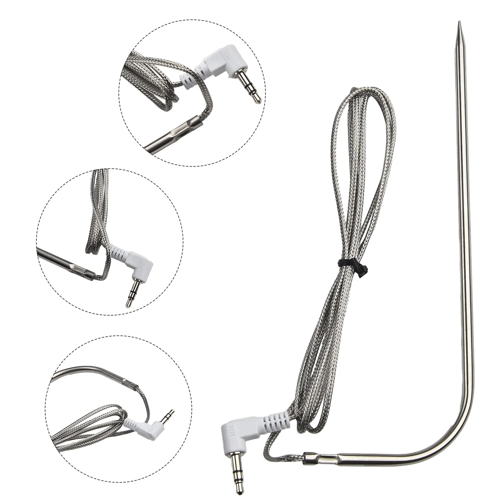 Barbecue Meat Probe Sensor For TRAEGER Grills Digital Thermostats Cooking Thermometer Probe Sensor Replacement BBQ Probe