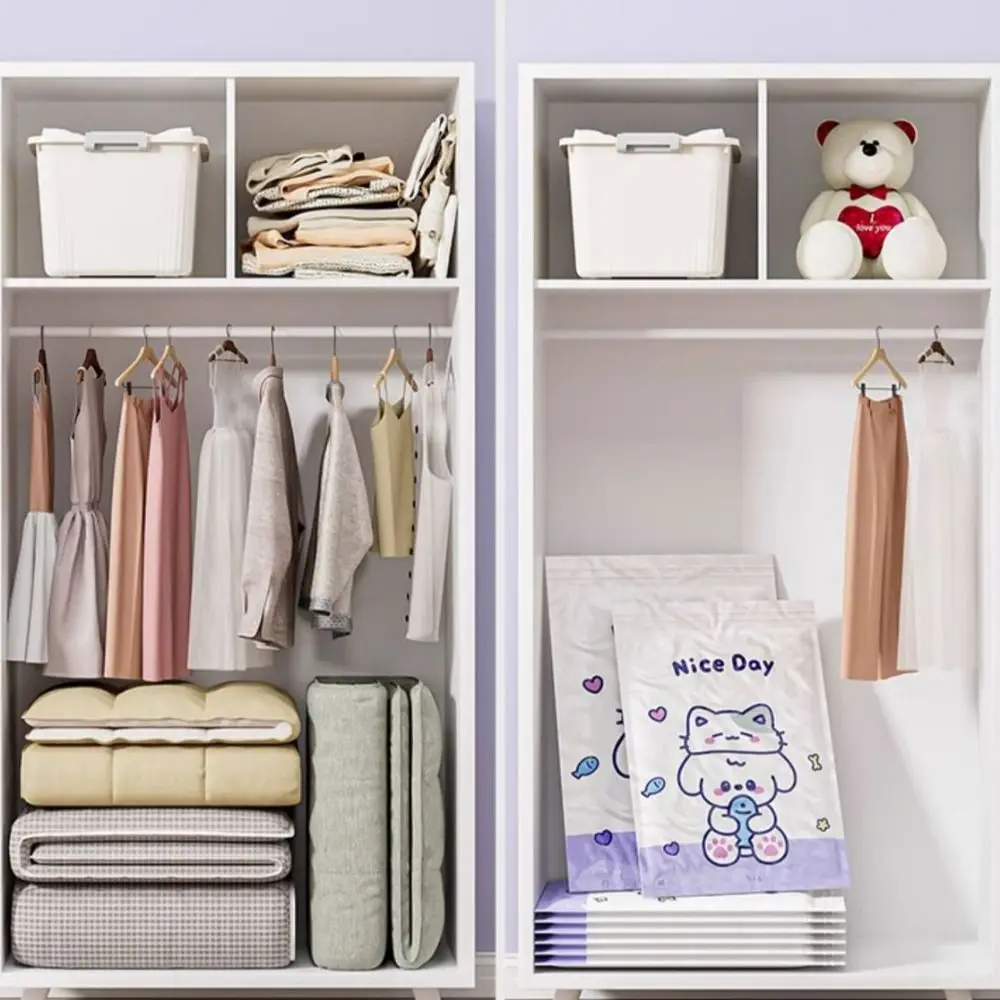 Practical Cartoon Quilt Storage Bag Thickened Waterproof Clothes Storage Bags Household Down Jacket Special Bag Camping 2