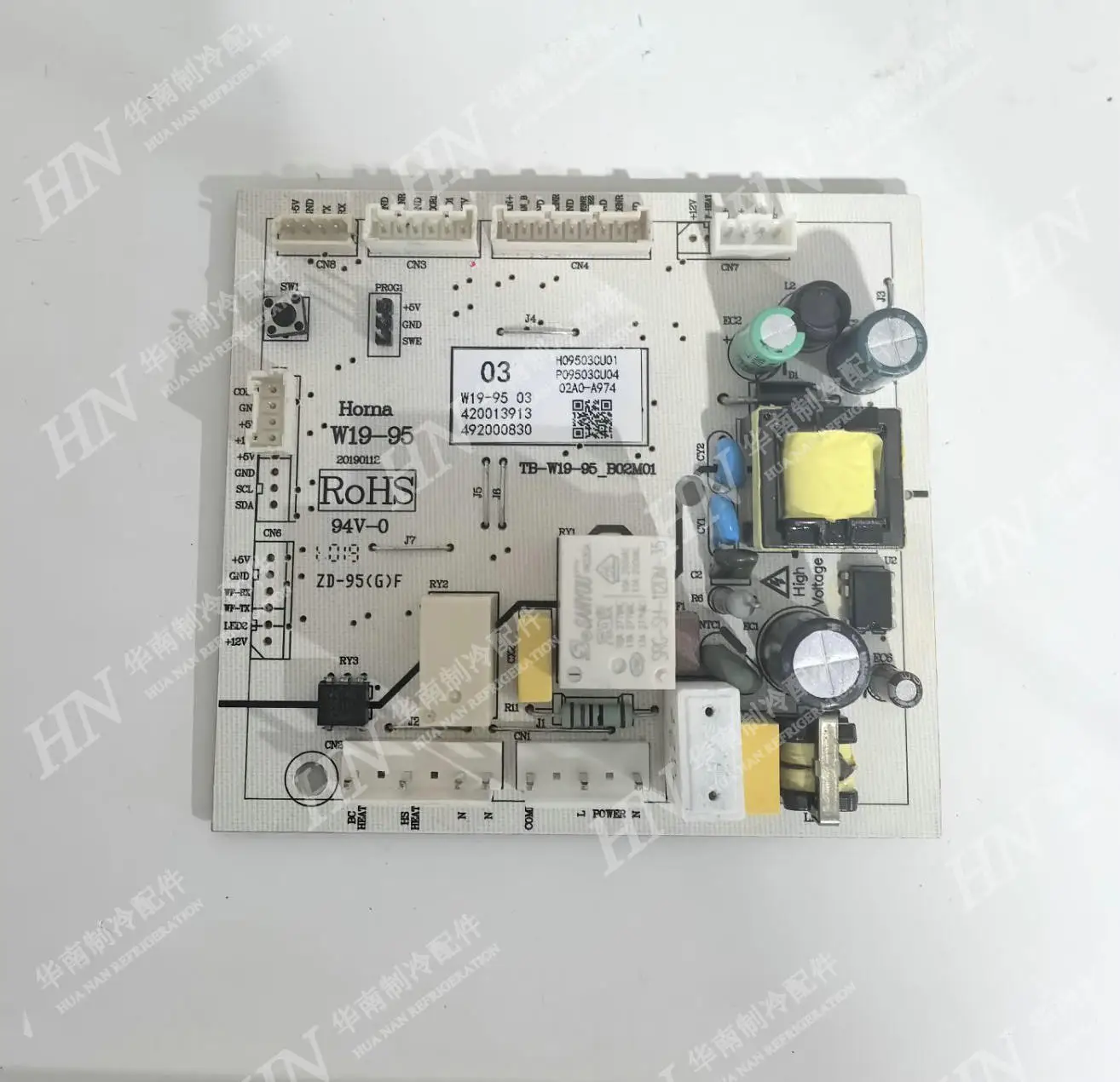 새로운 호마 냉장고 제어 마더보드 회로 기판 W19-95 01 W19-95 03 W19-9..