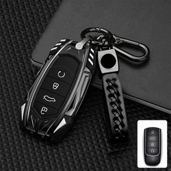 Zinc Alloy Car Key Case with Silicone Shell and Keychain Holder - Premium Accessories (Gun keychain)