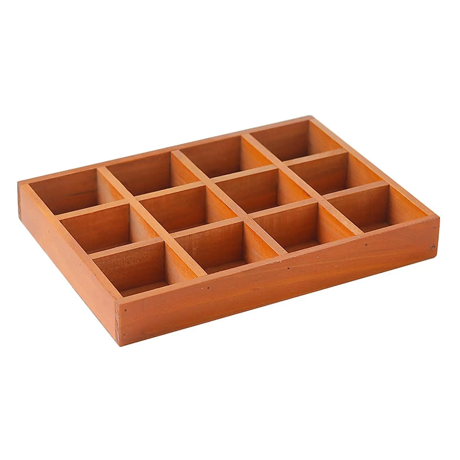 Wood Drawer Organizer with 12 Sections Rectangular Sturdy for for Arts and Crafts Supplies Multipurpose Cosmetics Divided Tray Wood Drawer Organizer with 12 Sections Rectangular Sturdy for for Arts and Crafts Supplies Multipurpose Cosmetics Divided Tray