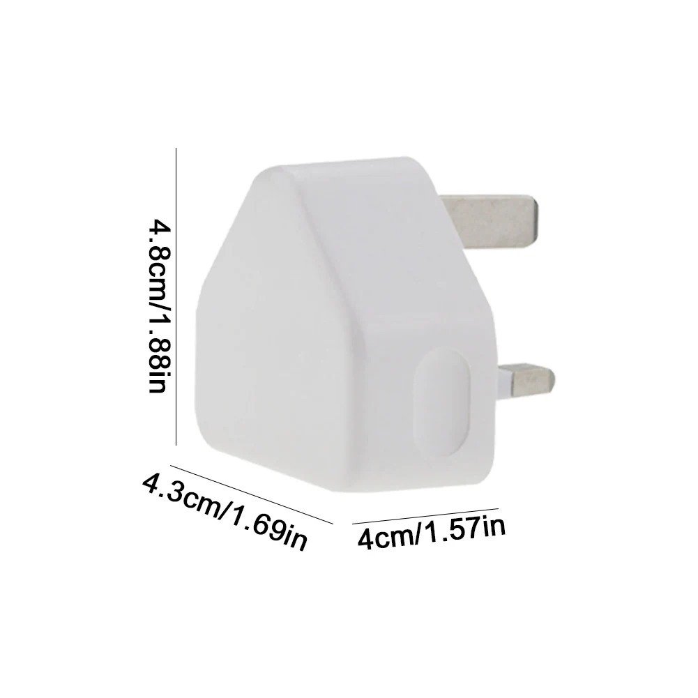 1/2/3 USB Ports Wall Charger Adapter Universal UK Plug 3 Pin USB Power Adapter 5V 3.1A 2A 1A Portable Travel Charger For Iphone