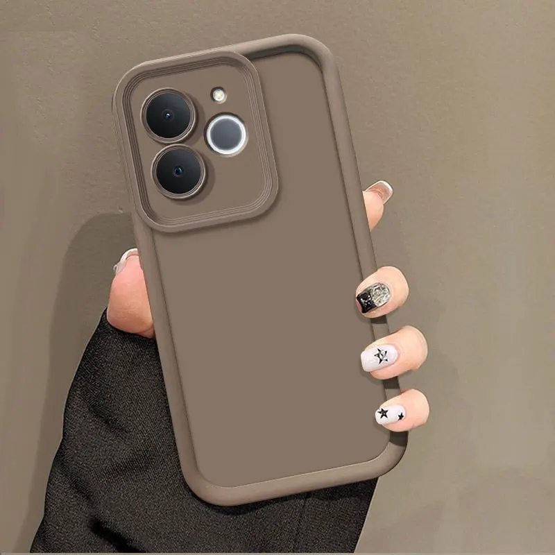 Soft Silicone Shockproof Phone Case - Candy Color Protective Cover