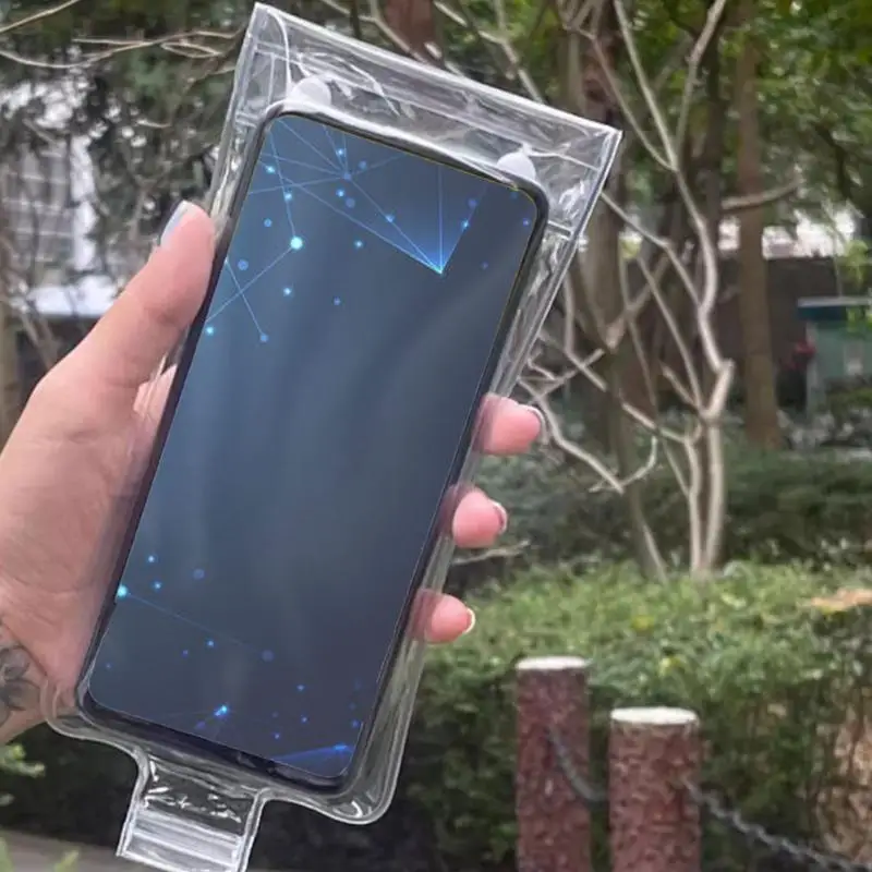 1pcs Waterproof Phone Bag for Motorcycle Clear Handlebar Cell Phone Case Waterproof Phone Pouch Motorcycle Mobile Holder