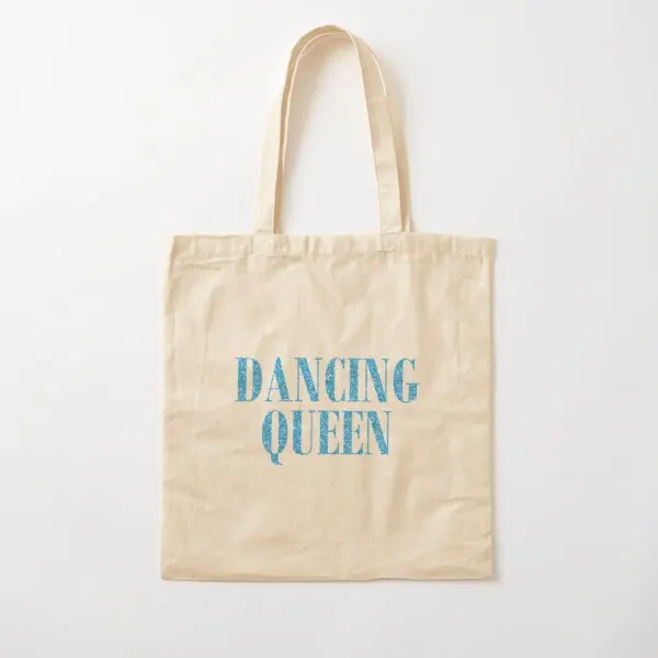 

Dancing Queen Cotton Canvas Bag Tote Designer Printed Unisex Reusable Fabric Fashion Grocery Shopper Ladies Women Handbag