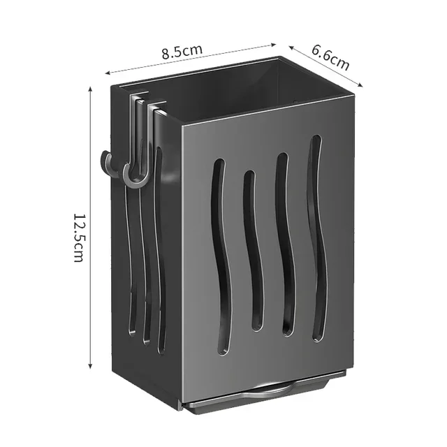 Multifunctional Kitchen Utensil Storage Rack Chopstick Draining Holder Wall-Mounted Freestanding Cutlery Tableware Organizer Box 6