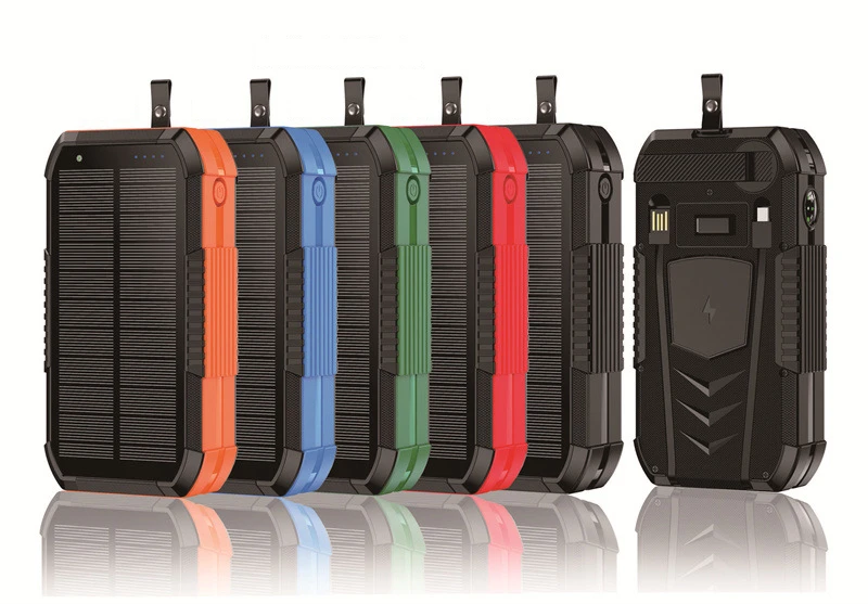 Hand Crank Solar Power Bank Wireless Fast Charger For Smartphones_voghion.com