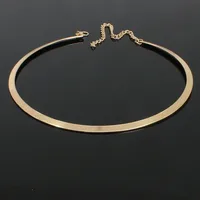 Collier Ras du Cou Gothique en Métal pour Femme, Bijoux de Personnalité, Style Punk, localité, Argenté, Lisse, à la Mode, Rétro 6
