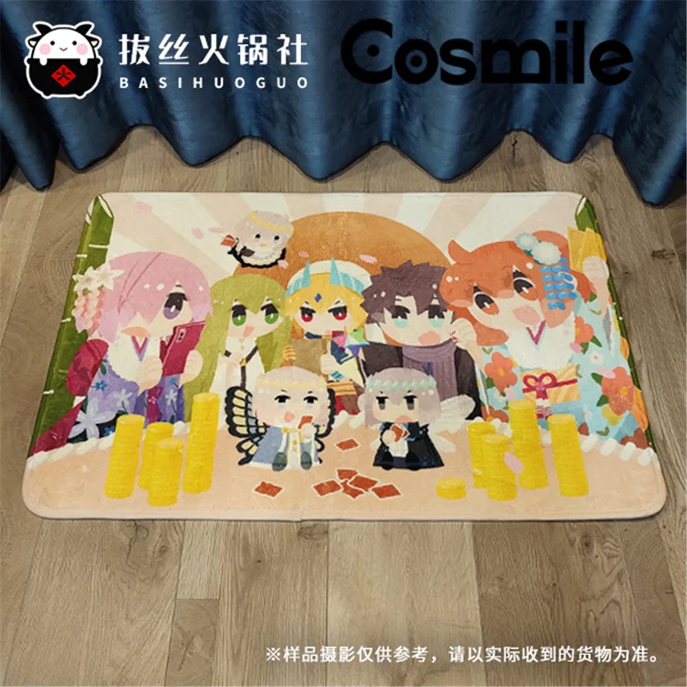 

Anime Fate Grand Order FGO Oberon Vortigern Enkidu Mash Kyrielight Plush Carpet Pad Cute Cosplay Gift C HG