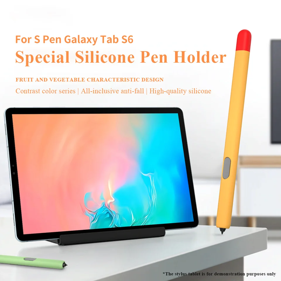 サムスンギャラクシータブレット用シリコンペンシルケース,対照的な色