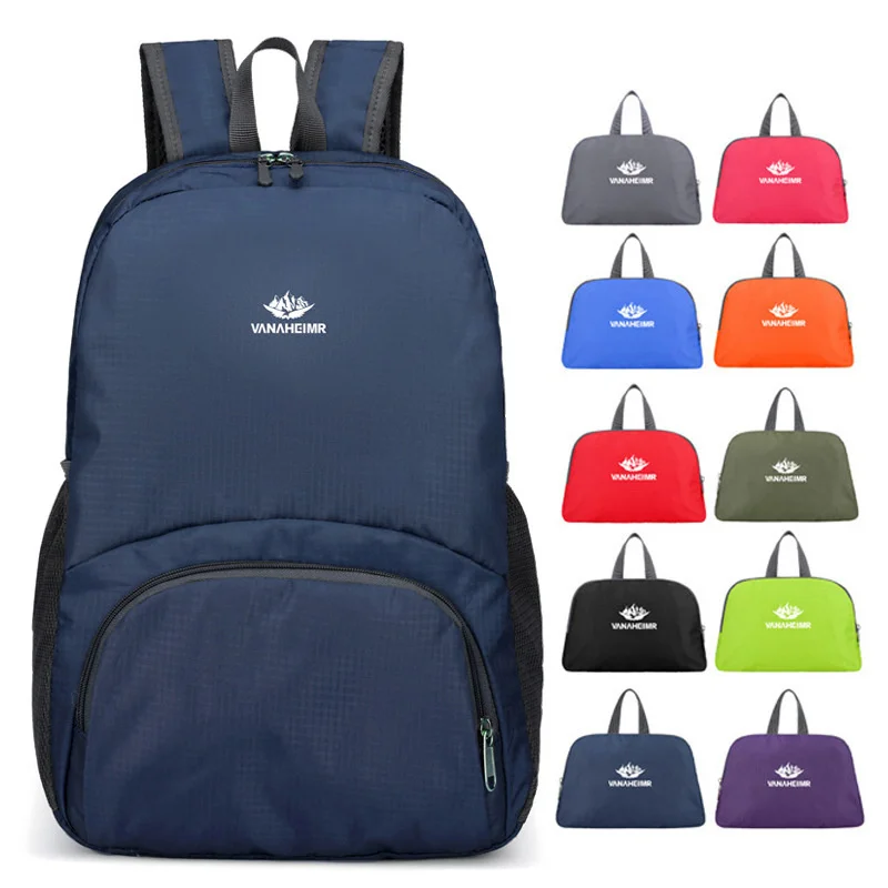 

Men's and women's outdoor sports backpack is lightweight, foldable, multifunctional, large capacity, printable for a