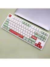  136Pcs Keycap Dye Sub Keycaps for MX Switch Mechanical Kayboard Cherry Japanese 